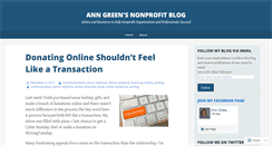 Desktop Screenshot of anngreennonprofit.com