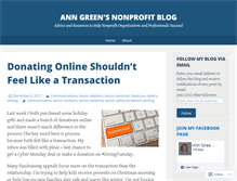 Tablet Screenshot of anngreennonprofit.com